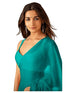 Vasthrlay Red Georgette Unstitched Saree