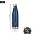 Borosil Hydra Bolt Trans Blue 1000 ml