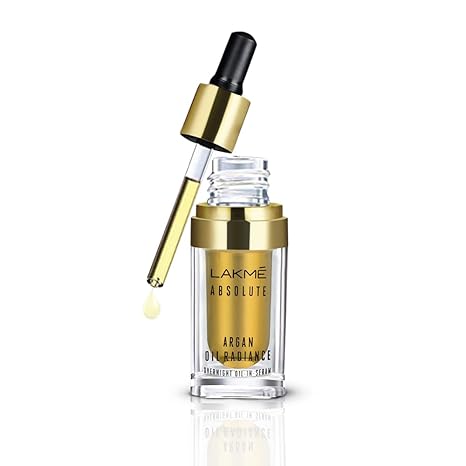 Lakme Absolute Argan Oil Radiance Overnight Oil|In|Serum