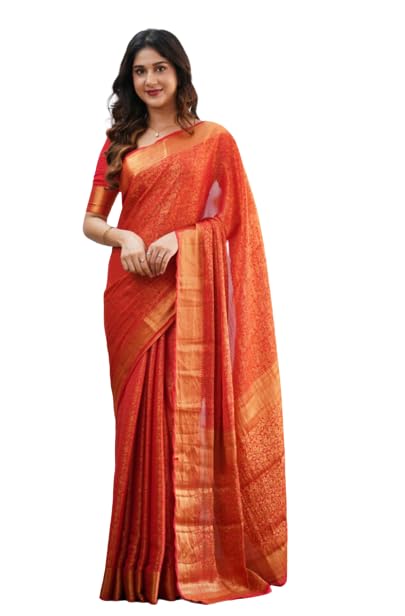 Vasthrlay Kanjivaram Woven Saree