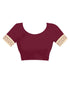 Vasthrlay Women's Maroon Kanchipuram Saree