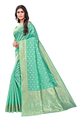Vasthrlay Banarasi Kanjivaram Wedding Paithani Saree With Blouse Piece