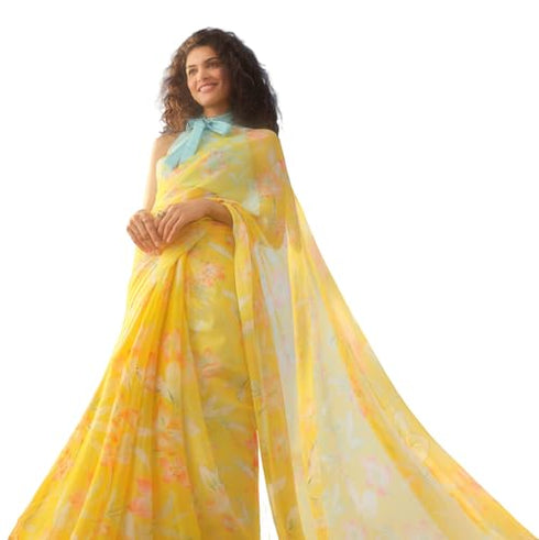 Vasthrlay Chiffon Floral Saree