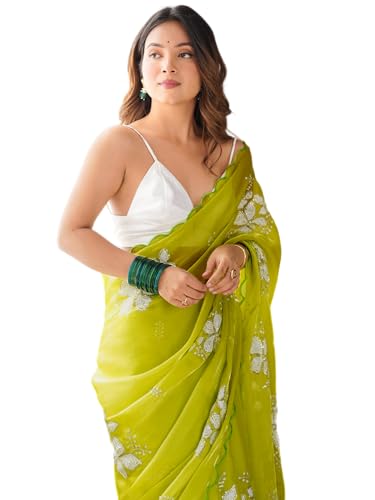 Vasthrlay Black Unstitched Saree