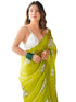 Vasthrlay Black Unstitched Saree