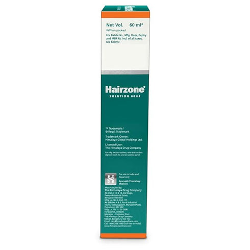 Himalaya Hairzone Solution bottle of 60 ml Solution