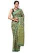 Jaipuria Hand Block Printed Pure Cotton Saree For Women With Unstitched Blouse Piece