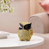 Modern Classy Happy Owl Resin Art Figure Handicraft Resin Showpiece