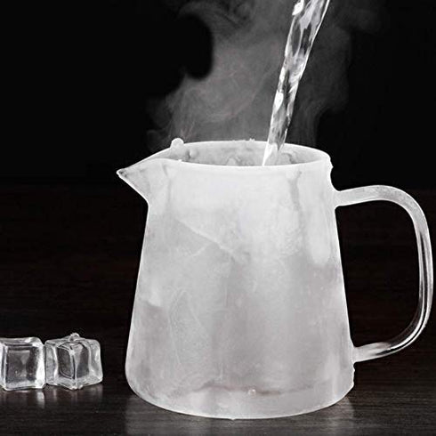 ZROY ENTERPRISE Borosilicate Round Glass Tea Pot