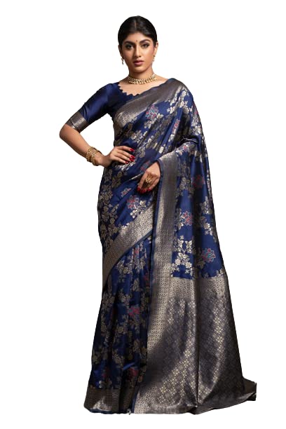 Vasthrlay Banarasi Wedding Unstitched Saree