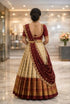 Vasthrlay Fashion Latest Pattu Lehenga Readymade Half Saree For Women