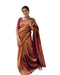 Vasthrlay Maroon Banarasi Saree