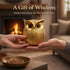 Golden Owl Showpiece for Home Decor | Feng Shui Owl Statue for Wisdom