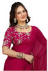 Designer Georgette Saree with Embroidered Blouse Piece