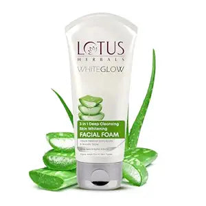 lotus herbal White-Glow Deep Cleansing Facial Foam Face Wash