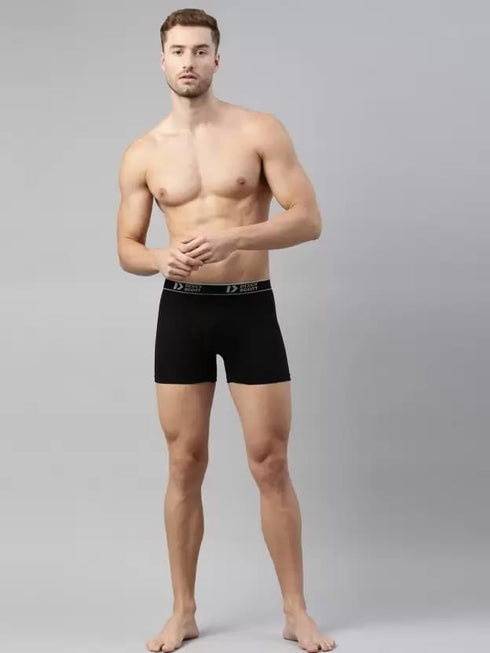 Dixcy Scott Cross Trunk for Men & Boys (Underwear/Trunk/Brief) (100% Cotton Trunk with Spandex Elastic) (Size- 80 cm-110 cm) (Multicolour-Assorted) (42 inch_105 cm, Pack of 03 Pcs.)