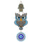 Artvibes Owl Shape Luck Prosperity MDF Wood Wall Hanger Ornaments For Vastu For Home Decoration