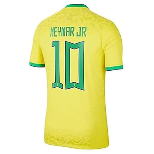 Brazil Yellow Football Jersey Neymar 10 Soccer Kit for Men