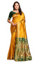 Vasthrlay Kanjivaram Chand Paithani Rama Pink Saree With Blouse Piece