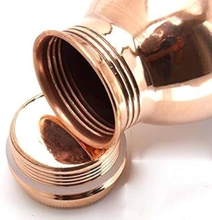 Copper Stylish Bottle 900 ML (Plain Shine)