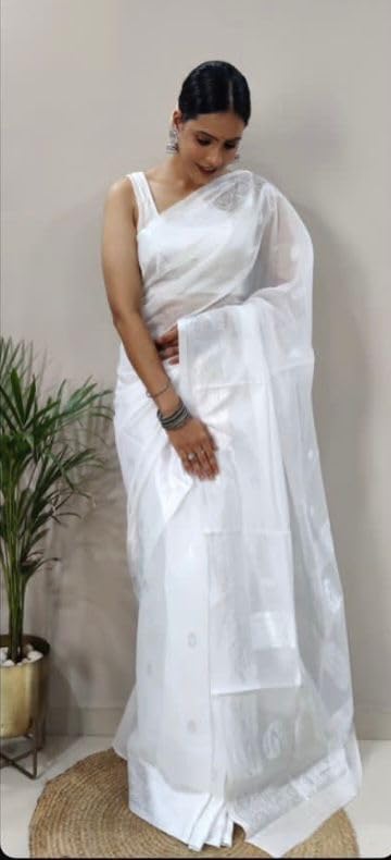 Vasthrlay Banarasi Unstitched Saree