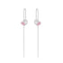 CLARA 925 Sterling Silver Sui Dhaga Threader Earrings Pear