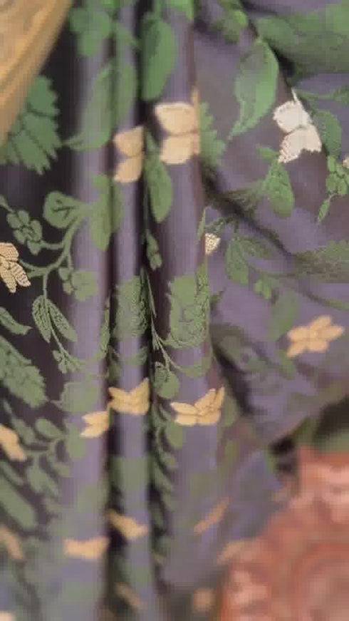 Vasthrlay Green Kanjivaram Saree