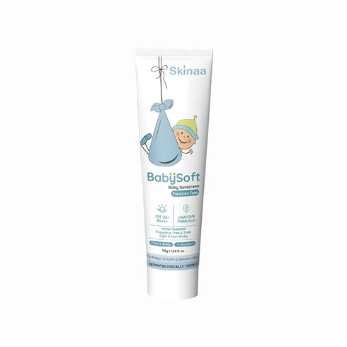 BabySoft Baby Sunscreen SPF 30+ PA+++ for Babies and Kids