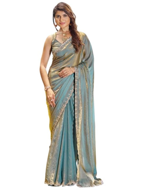 Vasthrlay Chiffon Unstitched Saree