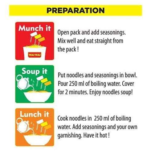 WAI WAI READY TO EAT CHICKEN NOODLES