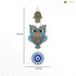 Artvibes Owl Shape Luck Prosperity MDF Wood Wall Hanger Ornaments For Vastu For Home Decoration