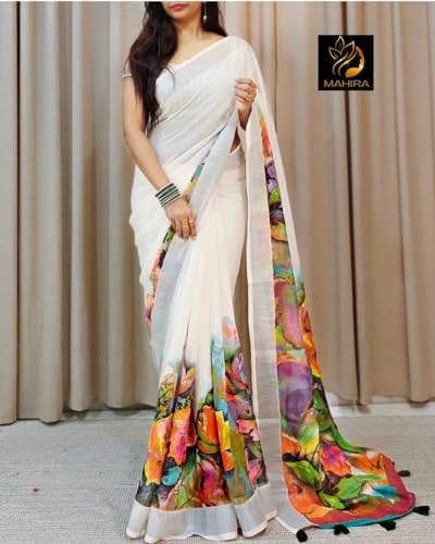 Vasthrlay Women's Banarasi Kanjivaram Wedding Saree With Blouse Piece