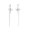 CLARA 925 Sterling Silver Sui Dhaga Threader Earrings Zita