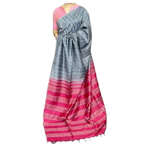 Vasthrlay Yellow Bhagalpuri Saree