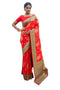 Vasthrlay Wine Jacquard Saree