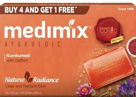 Medimix Ayurvedic Kumkumadi Bathing Soap Bar With Saffron