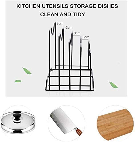 Countertop Pan Pot Rack Lid Holder