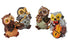 Owls Playing Musical Instruments Showpiece Figurines Garden Statues Decoration