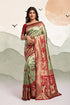 Vasthrlay Banarasi Wedding Unstitched Saree