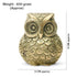 Brass Owl Statue | Vastu Idol for Home and Office | Zonal Placement-West | Owl Statue for Good Luck