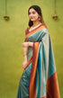 Vasthrlay Cream Kanjivaram Saree