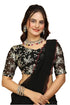 Designer Georgette Saree with Embroidered Blouse Piece