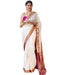 Vasthrlay Cream Banarasi Saree