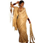 Vasthrlay Cream Kanjivaram Wedding Saree