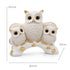 Charming Owl Family Figurine for Home & Office Decor