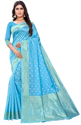Vasthrlay Banarasi Kanjivaram Wedding Paithani Saree With Blouse Piece
