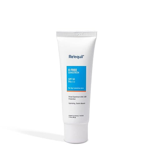 Re’equil O Free Sunscreen SPF 50 PA+++ | Broad Spectrum Sunscreen