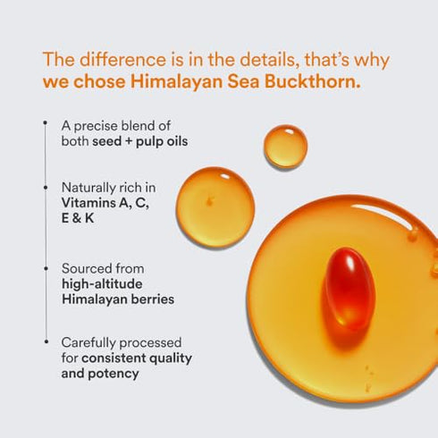 Origins Nutra Sea Buckthorn Oil| Seed & Pulp Extract