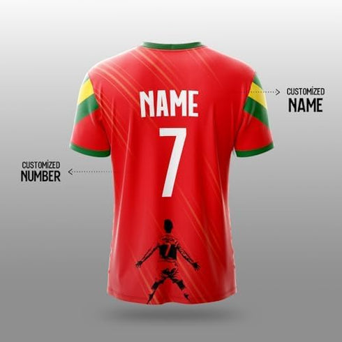 Yourjersey Ronaldofan Club Football Jersey | Custom Jersey With Name & Number | Personalized Football Jersey For Men| Women & Kids