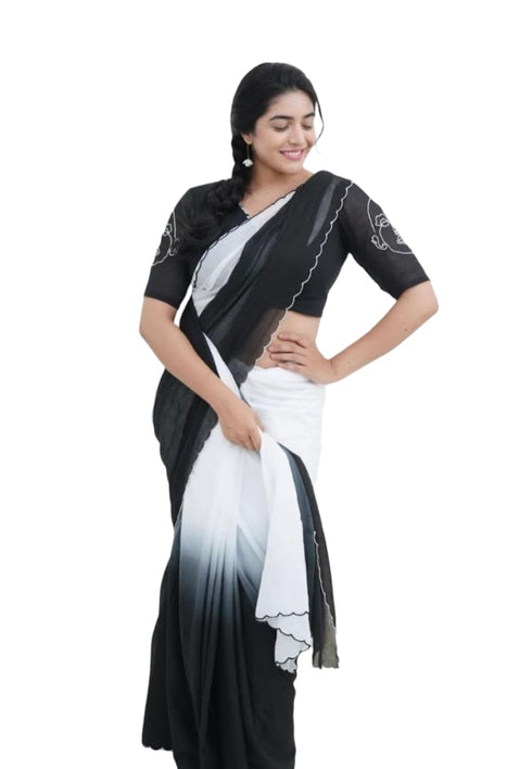 Vasthrlay Georgette Lightweight Minimal Printed
